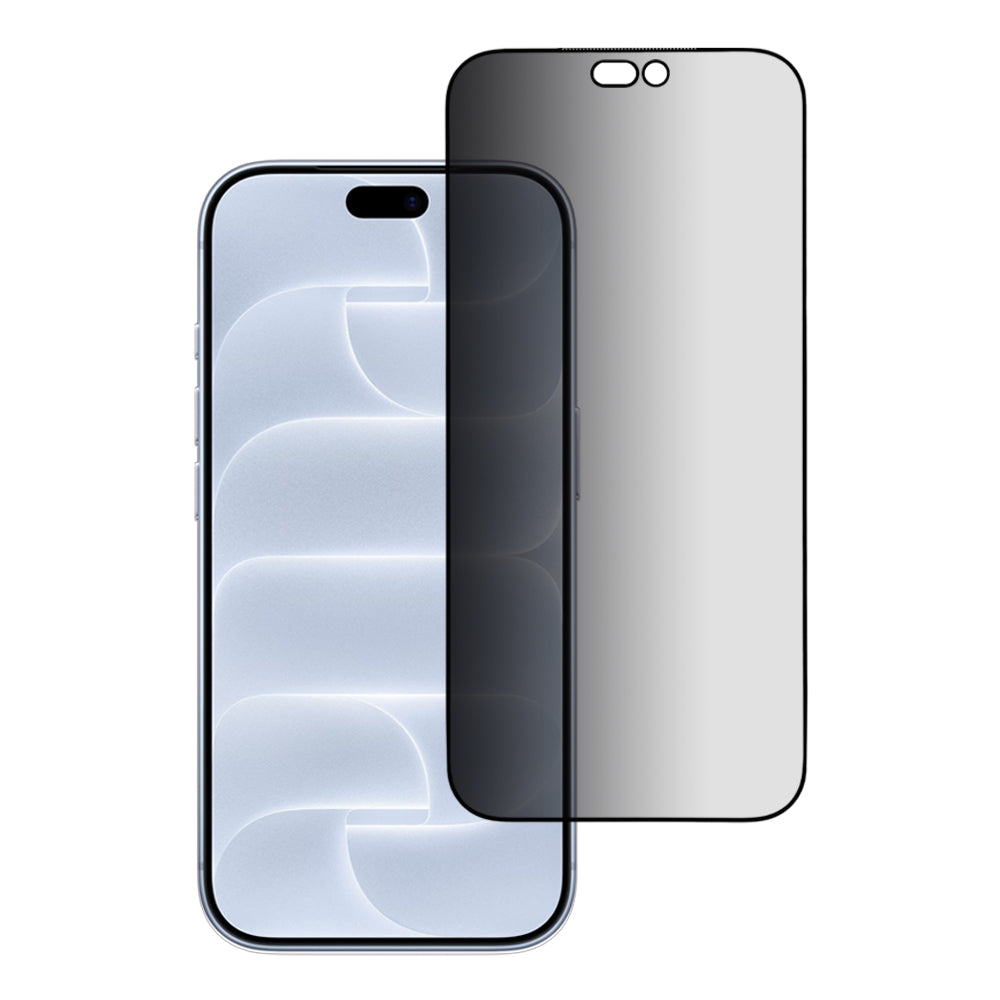 Pellicola protettiva per schermo Privacy Blueo Premium Sapphire Applicator per Apple iPhone 18 Pro, vetro temperato, Full Glue