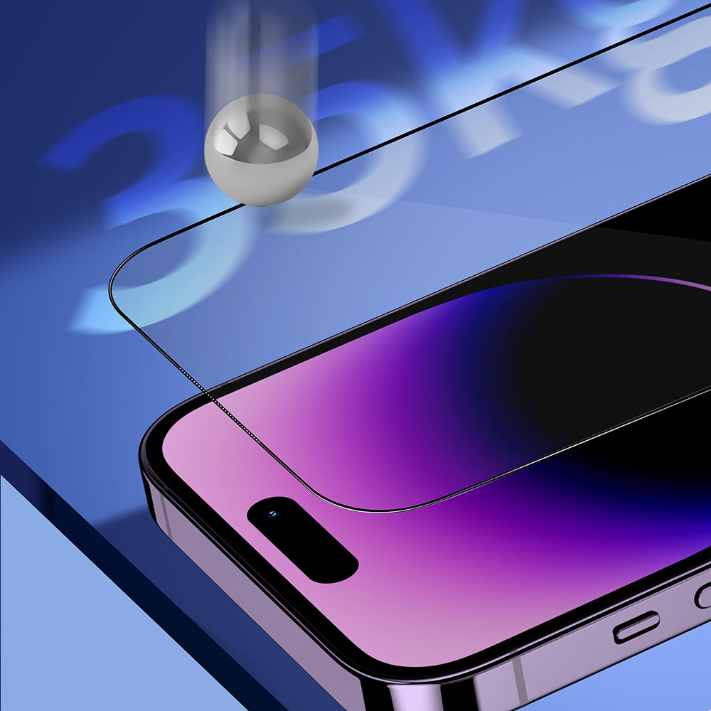 Pellicola Protettiva Schermo Privacy Blueo Sapphire Applicator Pro per Apple iPhone 17 Air, Vetro Temperato, Full Glue