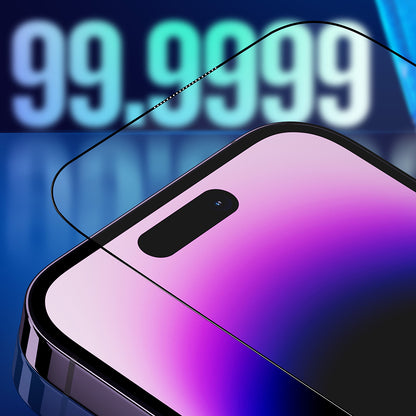 Pellicola Protettiva Schermo Privacy Blueo Sapphire Applicator Pro per Apple iPhone 17 Pro / 17 / 16 Pro, Vetro Temperato, Full Glue