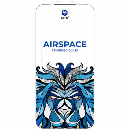Pellicola protettiva per schermo Lito Airspace Border per Apple iPhone 18 Pro Max / 17 Pro Max, Vetro temperato, Full Glue