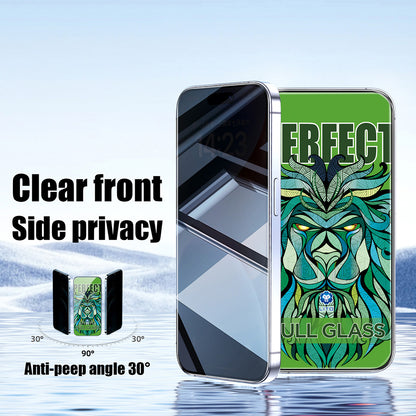Pellicola Protettiva Schermo Privacy Lito D+ Max Strong per Apple iPhone 17 Pro Max, Vetro Temperato, Full Glue