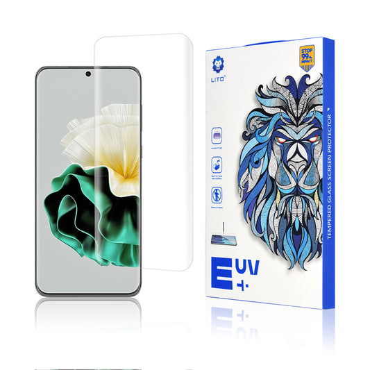 Pellicola Protettiva Schermo Privacy Lito per Huawei P60 / P60 Pro, Vetro Temperato, UV Glue, 3D, Trasparente