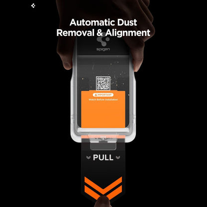 Pellicola Protettiva Privacy Spigen GlastR EZ FIT Pro HD per Samsung Galaxy S26 Plus S947, Vetro Temperato, Full Glue AGL11087
