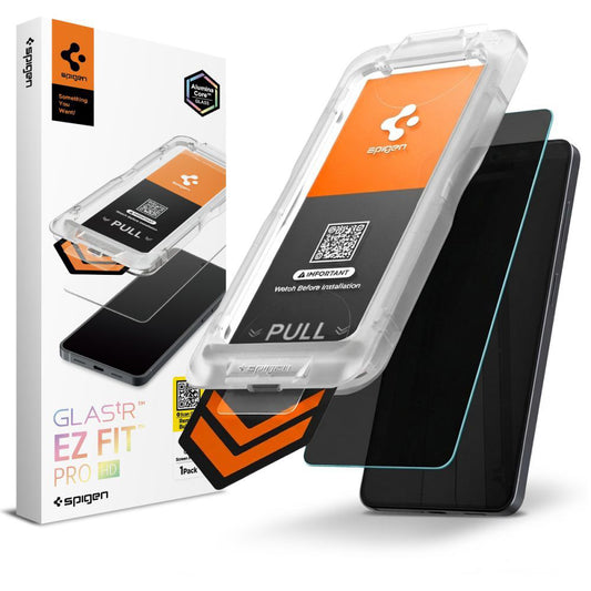 Pellicola Protettiva Schermo Privacy Spigen GlastR EZ FIT Pro HD per Samsung Galaxy S26 S942, Vetro Temperato, Full Glue AGL11098
