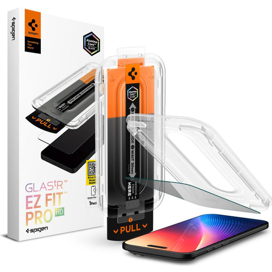Pellicola Protettiva Schermo Privacy Spigen GlastR EZ FIT Pro per Apple iPhone 17 Air, Vetro Temperato, Full Glue