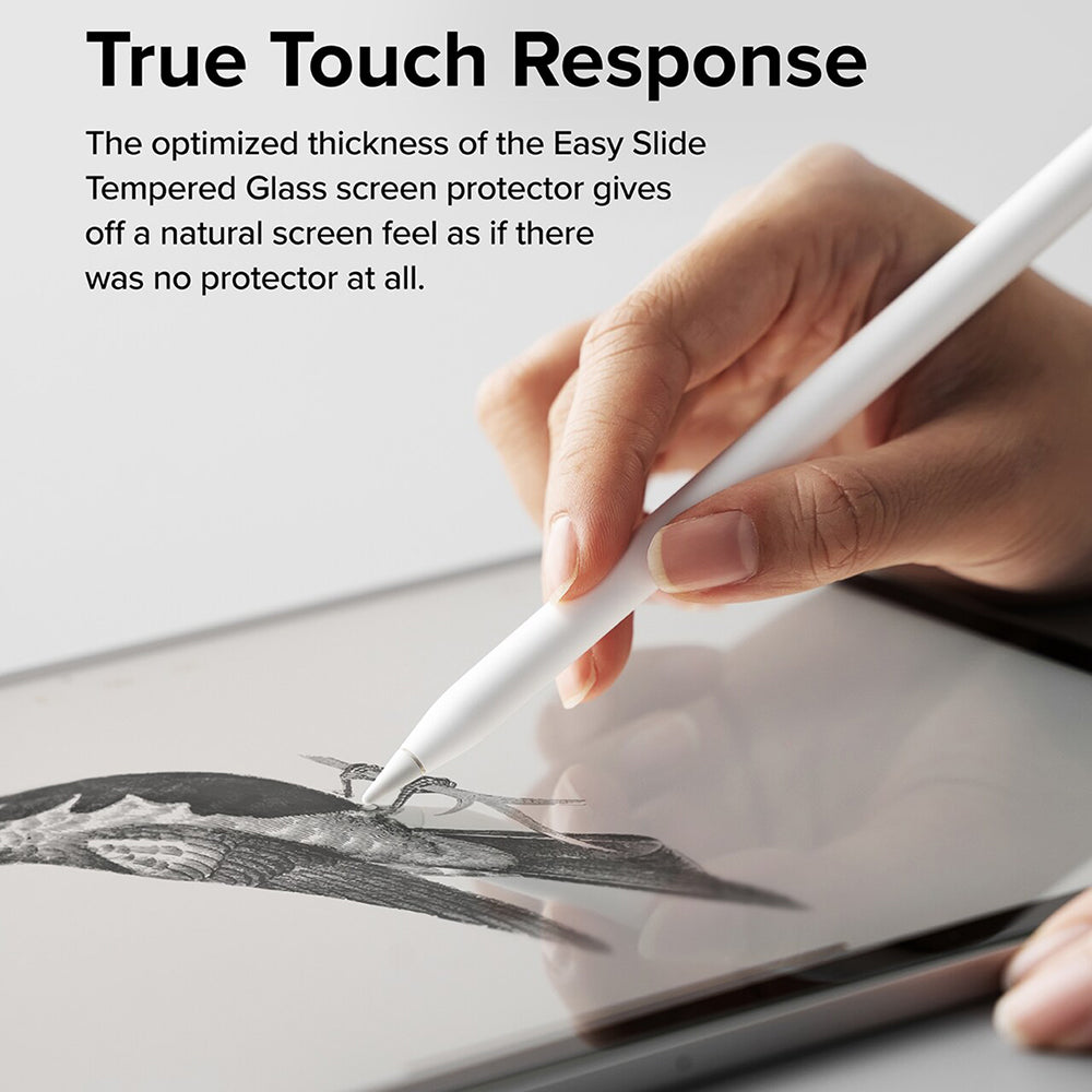 Pellicola protettiva per schermo Ringke Easy Slide per Apple iPad Air 13 (2026) / Pro 13 (2025), Vetro temperato, Full Glue