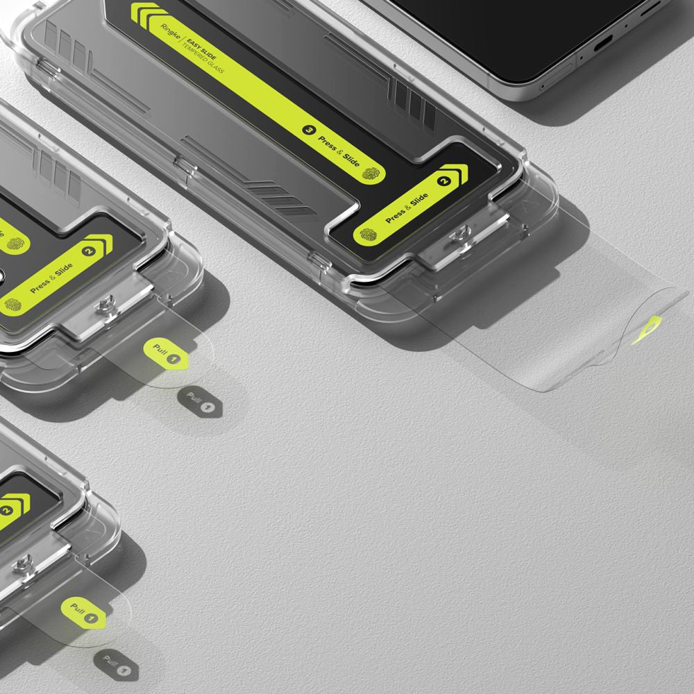 Pellicola protettiva per schermo Ringke Easy Slide per Samsung Galaxy A36 A366, vetro temperato, Full Glue, set da 2 pezzi