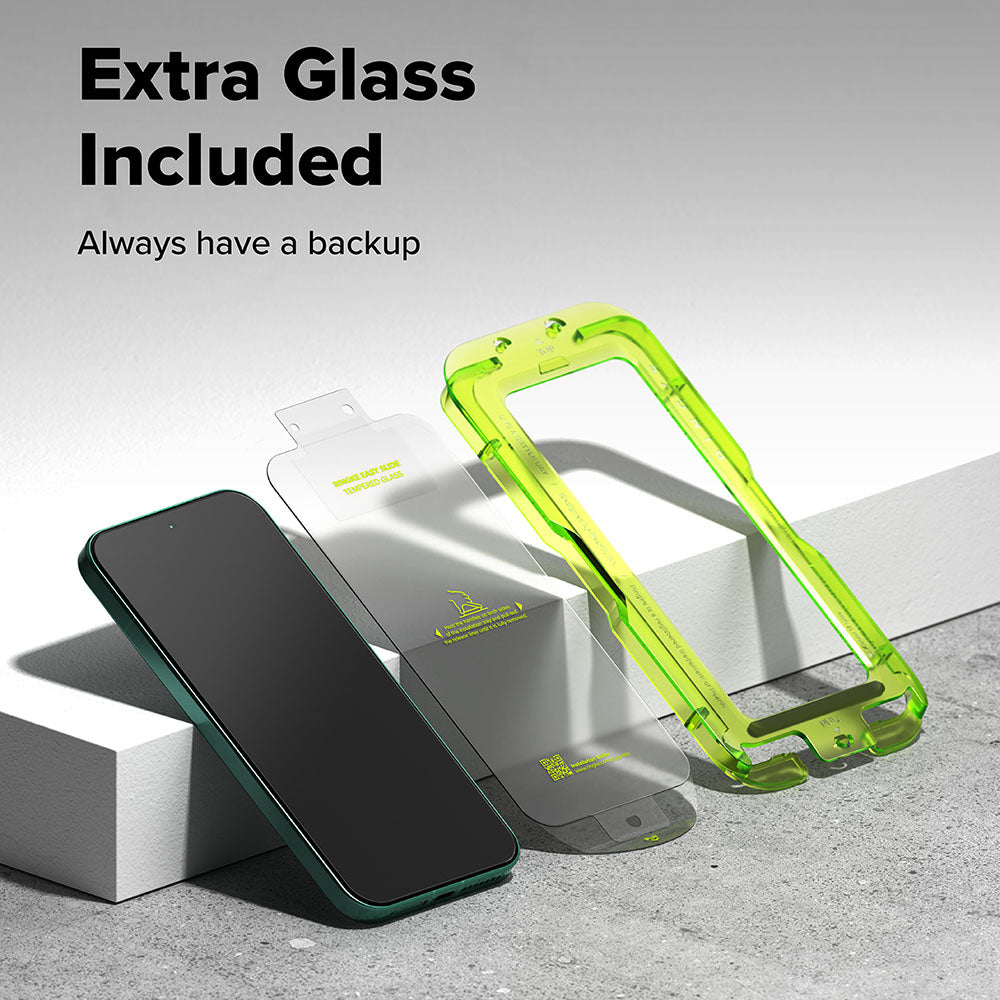 Pellicola protettiva per schermo Ringke Easy Slide per Xiaomi 17 Ultra, Vetro temperato, Full Glue, Set 2 pezzi
