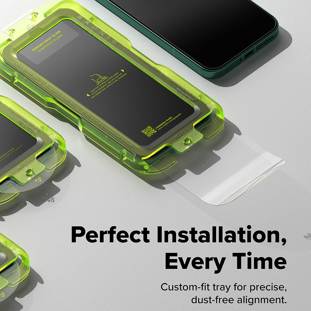 Pellicola protettiva per schermo Ringke Easy Slide per Xiaomi 17 Ultra, Vetro temperato, Full Glue, Set 2 pezzi