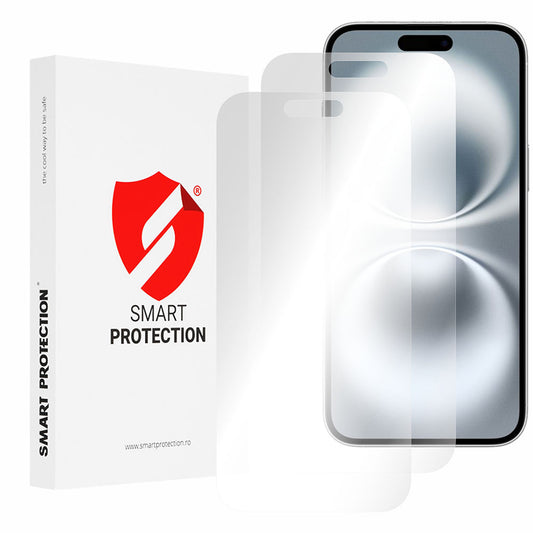 Pellicola protettiva per schermo Smart Protection Premium Classic per Apple iPhone 16 Plus, plastica, set da 2 pezzi