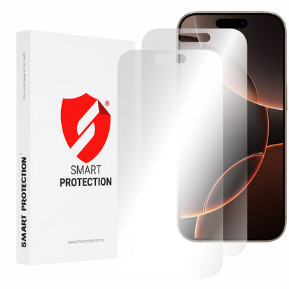 Pellicola protettiva per schermo Smart Protection Premium Classic per Apple iPhone 16 Pro Max, Plastica, Set da 2 pezzi