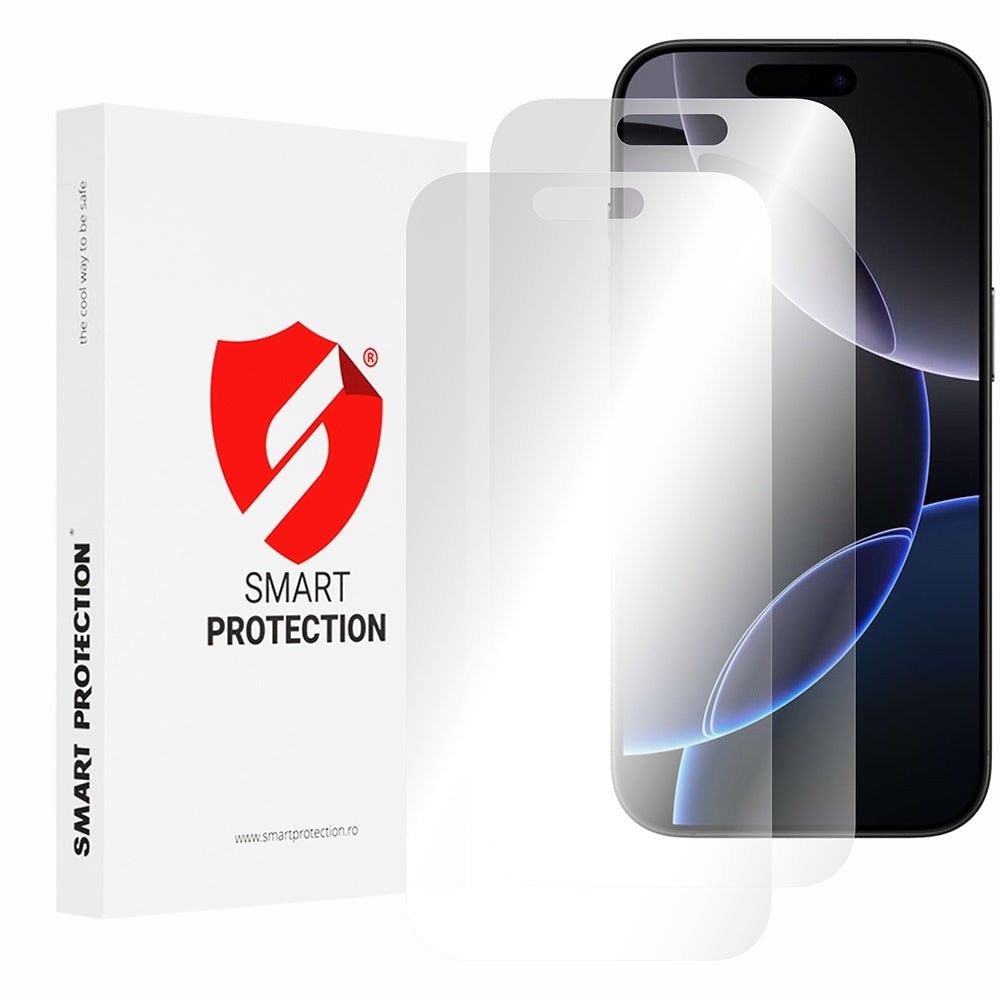 Pellicola protettiva per schermo Smart Protection Premium Classic per Apple iPhone 16 Pro, Plastica, Set 2 pezzi