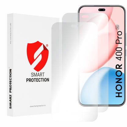 Pellicola protettiva per schermo Smart Protection Premium Classic per Honor 400 Pro, plastica, set da 2 pezzi