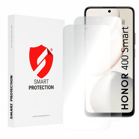Pellicola protettiva per schermo Smart Protection Premium Classic per Honor 400 Smart 4G / X7d 4G, Plastica, Set da 2 pezzi