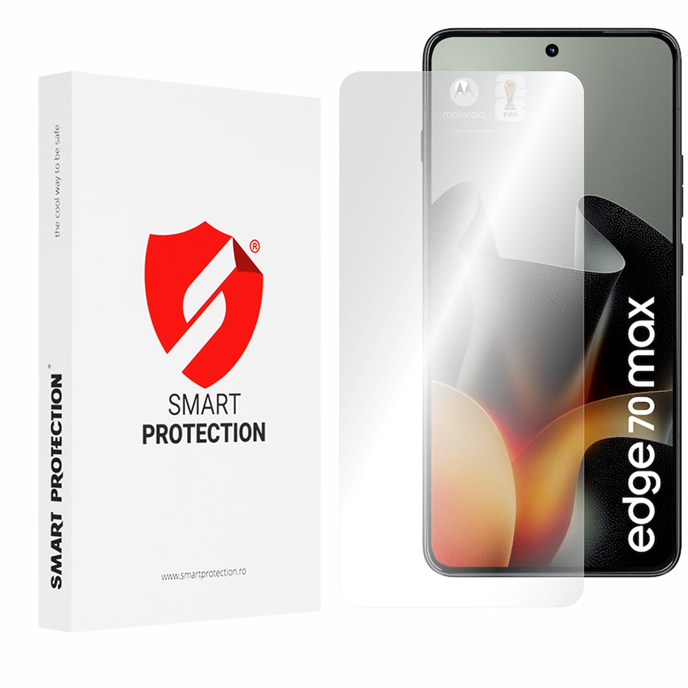Pellicola protettiva per schermo Smart Protection Premium Classic per Motorola Edge 70 Max, plastica, set da 2 pezzi