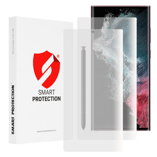 Pellicola protettiva per schermo Smart Protection Premium Classic per Samsung Galaxy S22 Ultra 5G S908, plastica, set da 2 pezzi