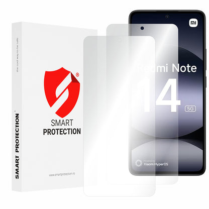 Pellicola protettiva per schermo Smart Protection Premium Classic per Xiaomi Redmi Note 14 4G (Standard), Plastica, Set da 2 pezzi