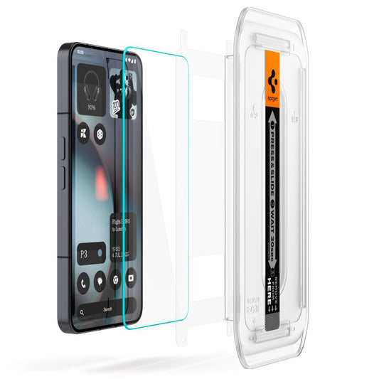 Pellicola Protettiva Schermo Spigen GlastR EZ FIT per Nothing Phone (3), Vetro Temperato, Full Glue, Set 2 pezzi AGL10165