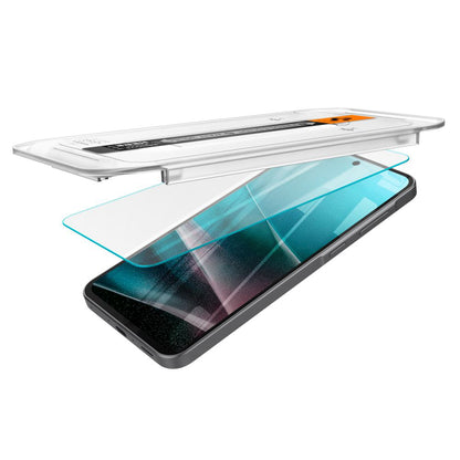 Pellicola protettiva per schermo Spigen GlastR EZ FIT per Samsung Galaxy A36 A366, Vetro temperato, Full Glue, Set 2 pezzi AGL09202