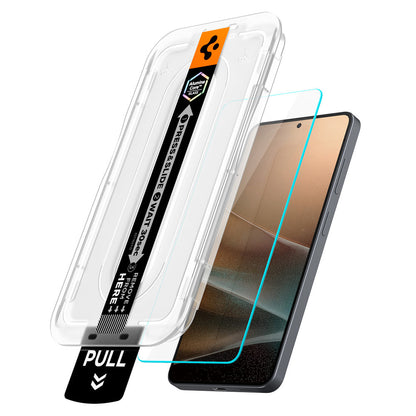 Pellicola protettiva per schermo Spigen GlastR EZ FIT Pro HD Anti-Riflesso per Samsung Galaxy S26 S942, Vetro Temperato, Colla Completa, Set da 2 pezzi