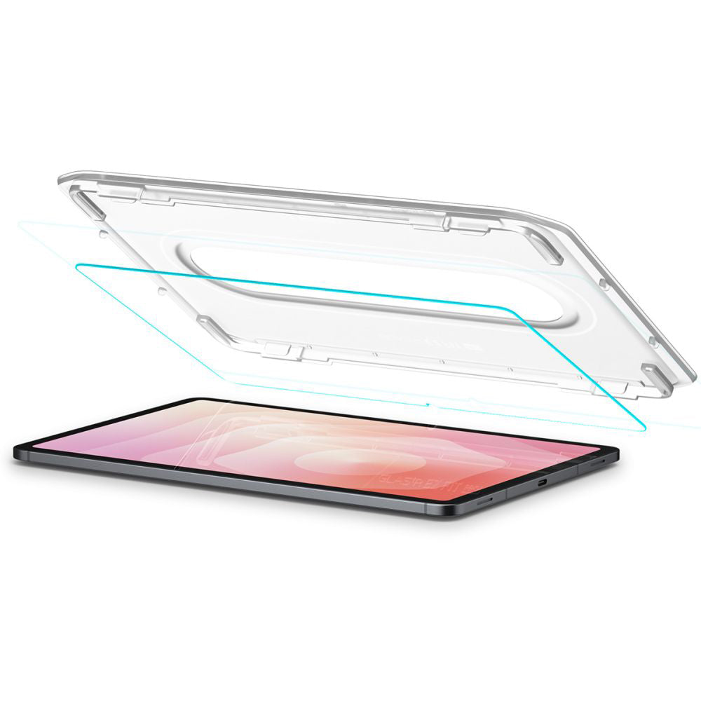 Pellicola Protettiva Schermo Spigen GlastR EZ FIT Pro per Samsung Galaxy Tab S11, Vetro Temperato, Full Glue AGL10198