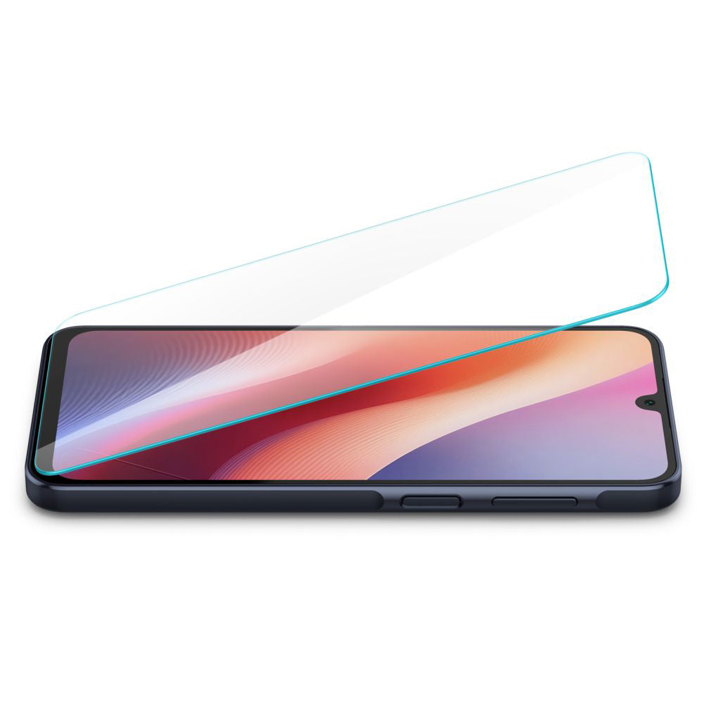 Pellicola Protettiva Schermo Spigen GlastR Slim per Samsung Galaxy A26 A266 / A16 5G A166 / A16 4G A165, Vetro Temperato, Full Glue, Set 2 pezzi
