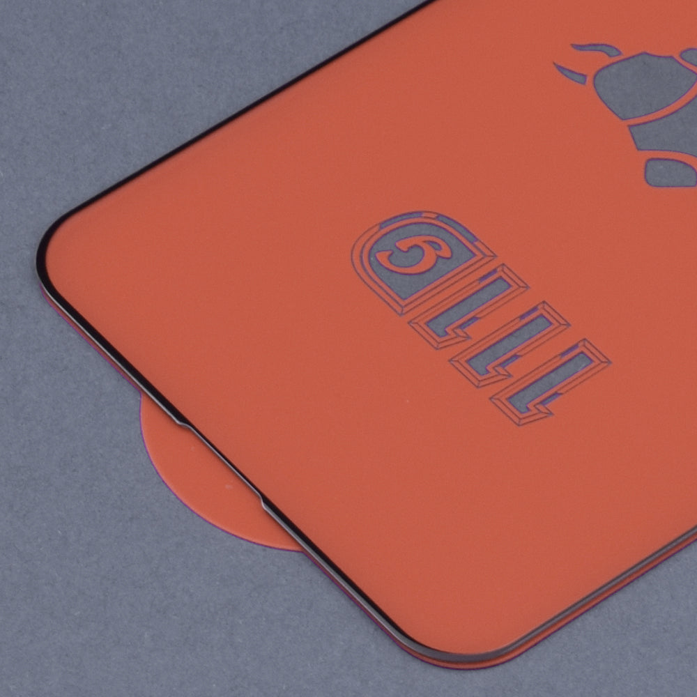 Pellicola protettiva per schermo Techsuit M2 per Apple iPhone 17e / 16e / 14 / 13 Pro, Vetro temperato, Full Glue, 111D, Nero