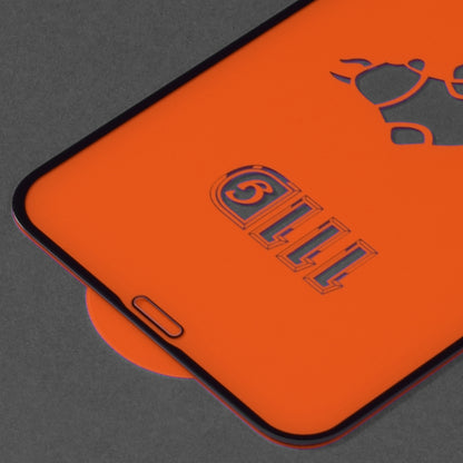 Pellicola protettiva per schermo Techsuit per Apple iPhone 11 / XR, Vetro temperato, Full Glue, 111D, Nero