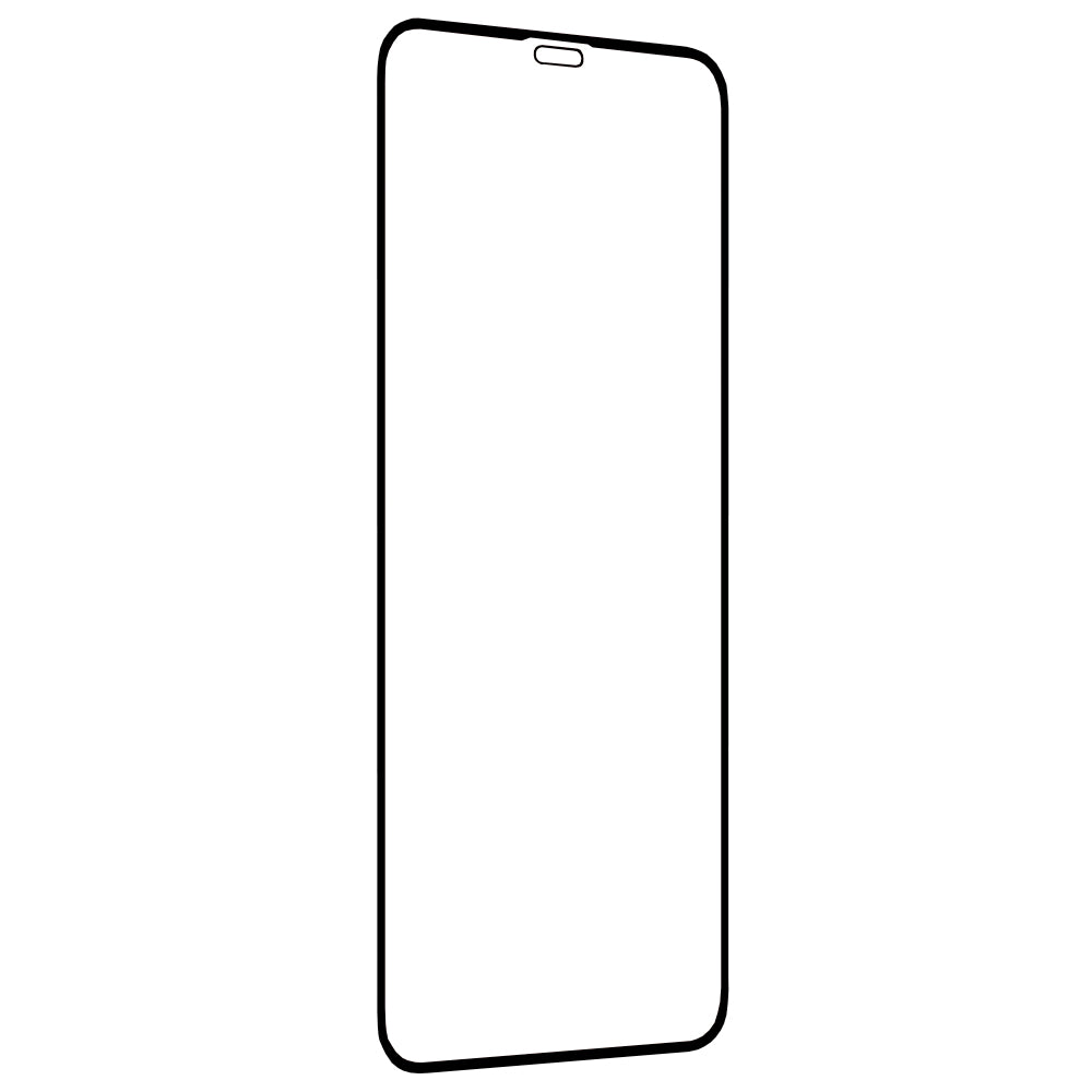 Pellicola protettiva per schermo Techsuit per Apple iPhone 11 / XR, Vetro temperato, Full Glue, 111D, Nero