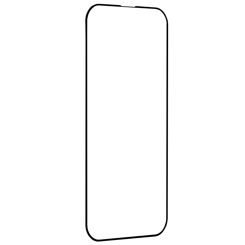 Pellicola protettiva per schermo Techsuit per Apple iPhone 14 Pro, Vetro temperato, Full Glue, 111D, Nero