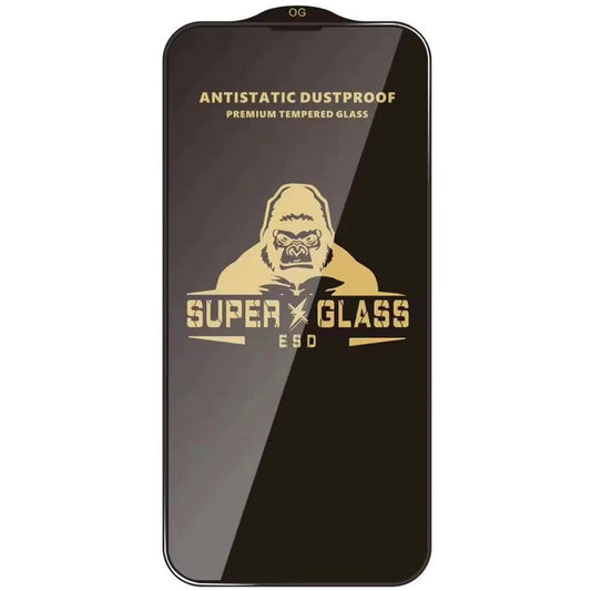 Pellicola protettiva per schermo Techsuit per Apple iPhone 18 Pro Max, Vetro temperato, Full Glue, Nero