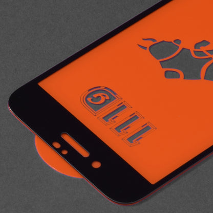 Pellicola Protettiva per Schermo Techsuit per Apple iPhone SE (2022) / SE (2020) / 8 / 7, Vetro Temperato, Full Glue, 111D, Nero