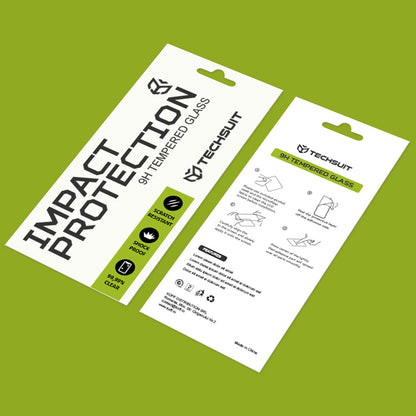 Pellicola Protettiva per Schermo Techsuit per Huawei P Smart+ 2019 / Mate 20 Lite / nova 3 / nova 3i, Vetro Temperato, Full Glue, 111D, Nero
