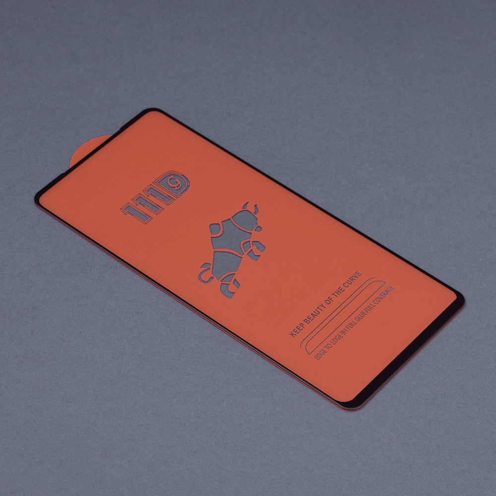 Pellicola Protettiva per Schermo Techsuit per Oppo Reno8 Lite / Reno7 / Reno7 Lite / Oneplus Nord N20 5G, Vetro Temperato, Full Glue, 111D, Nero