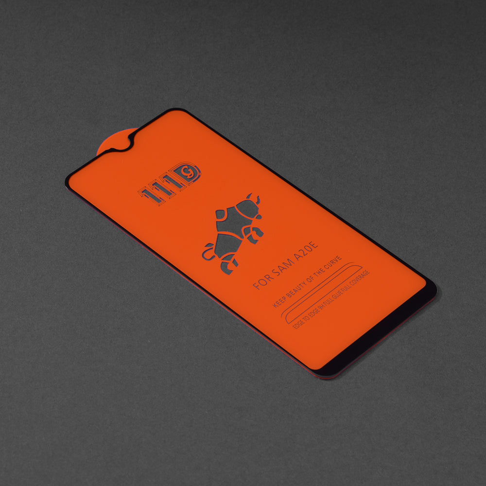 Pellicola protettiva per schermo Techsuit per Samsung Galaxy A10e A102 / A20e A202, Vetro temperato, Full Glue, 111D, Nero
