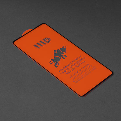 Pellicola protettiva per schermo Techsuit per Samsung Galaxy A51 5G A516 / A51 A515, Vetro temperato, Full Glue, 111D, Nero