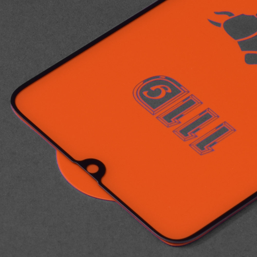 Pellicola protettiva per schermo Techsuit per Samsung Galaxy A70s A707 / A90 5G A908 / A70 A705, Vetro temperato, Full Glue, 111D, Nero