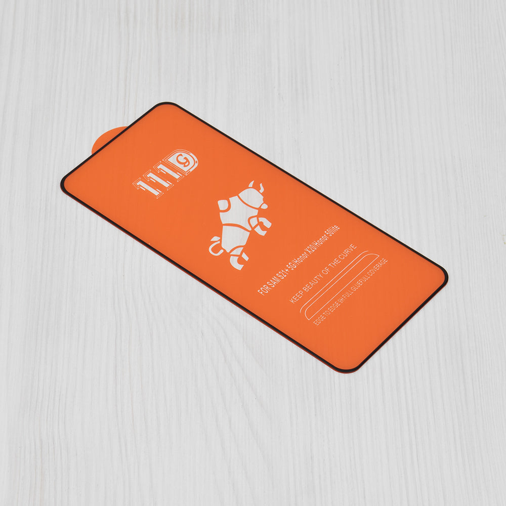 Pellicola protettiva per schermo Techsuit per Xiaomi Poco X6 Pro, Vetro temperato, Full Glue, 111D, Nero