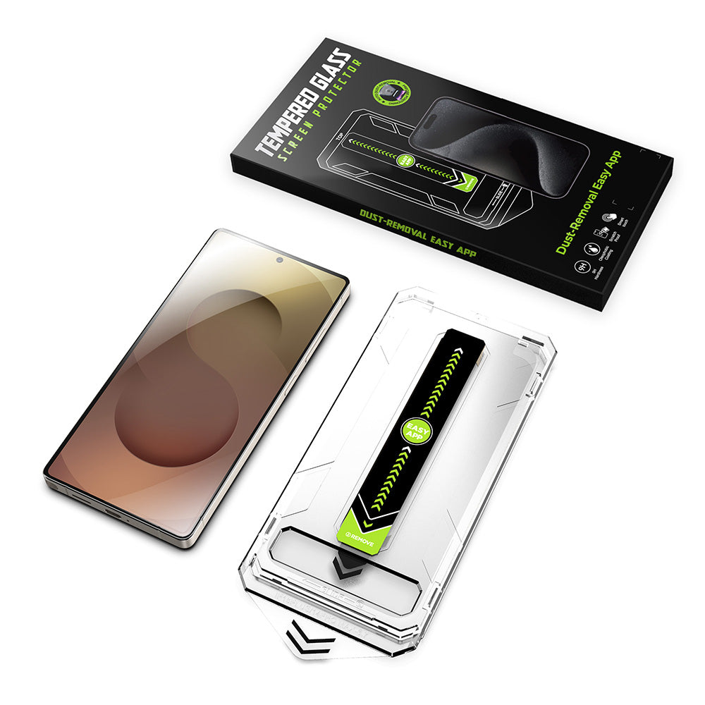 Techsuit TitanGlass CrystalHD Screen Protector for Samsung Galaxy S25 Ultra S938, Tempered Glass, Full Glue