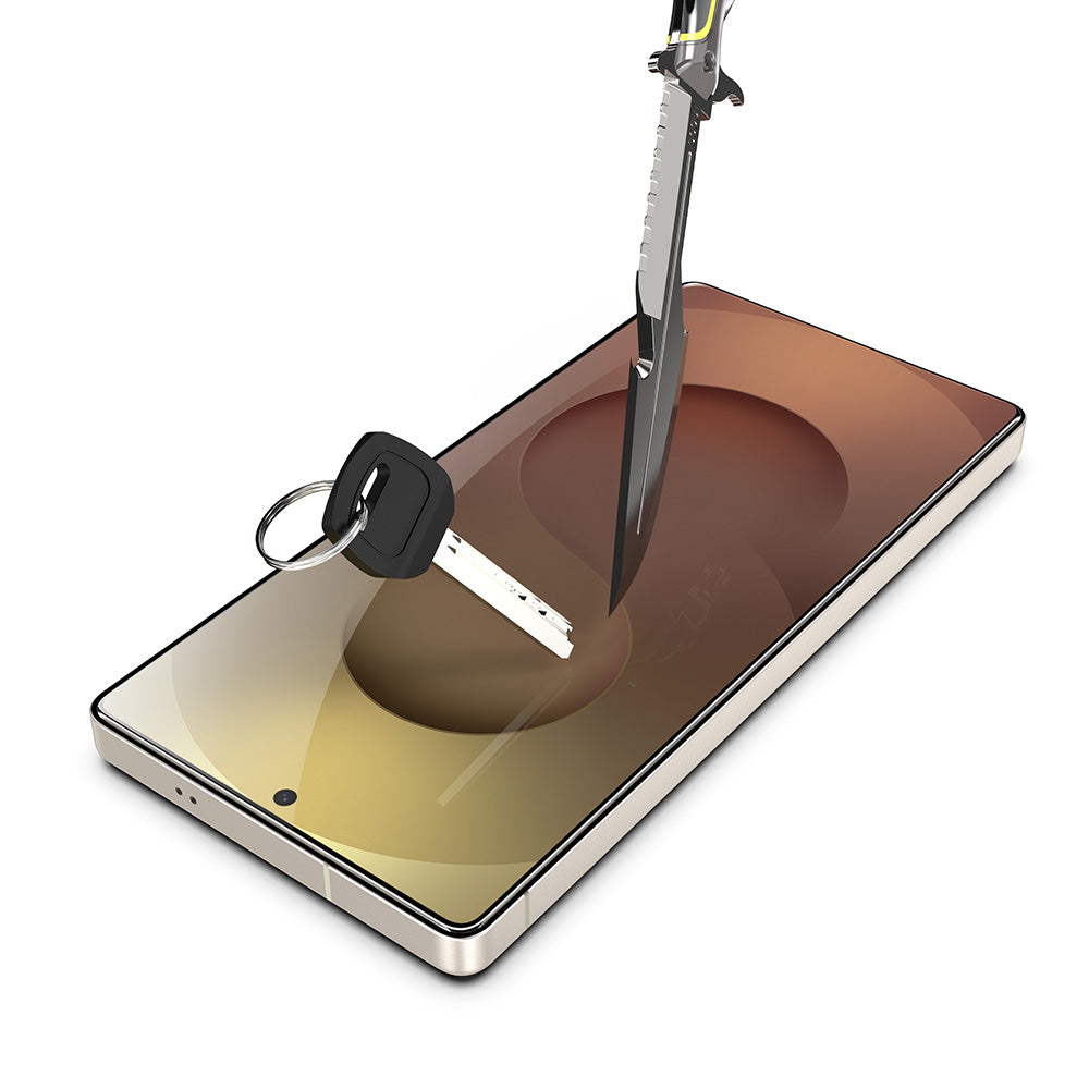 Pellicola protettiva Schermo Techsuit TitanGlass CrystalHD per Samsung Galaxy S26 Ultra, Vetro Temperato, Full Glue