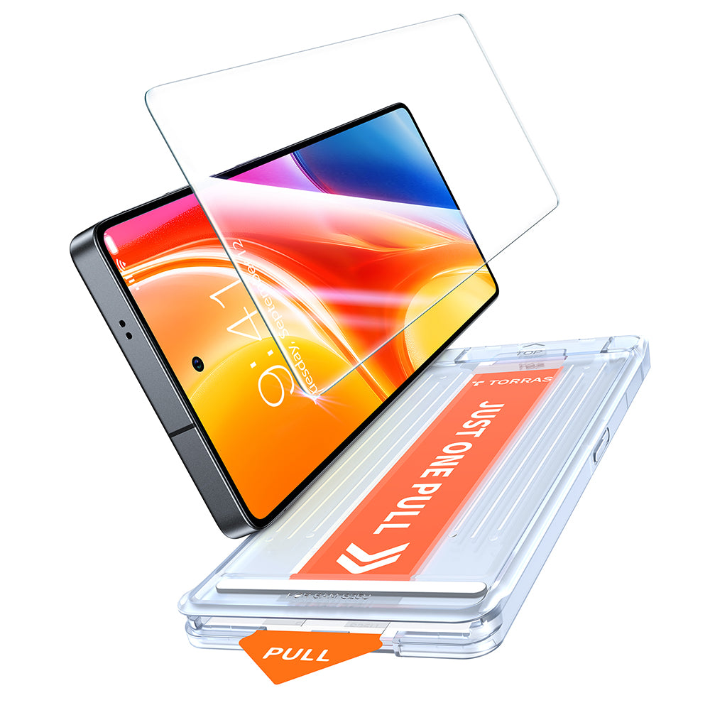 Pellicola protettiva per schermo Torras GlassGo Install Master per Samsung Galaxy S25 Ultra S938, Vetro temperato, Full Glue