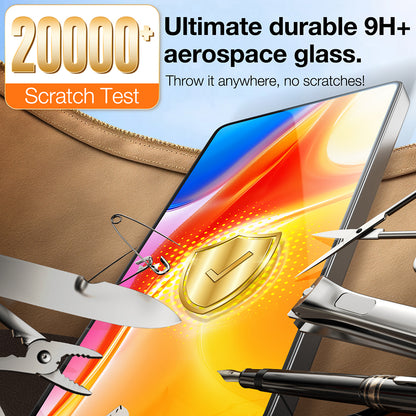 Pellicola protettiva per schermo Torras GlassGo Install Master per Samsung Galaxy S25 Ultra S938, Vetro temperato, Full Glue