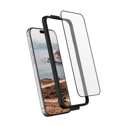 Pellicola Protettiva Schermo Urban Armor Gear Shield per Apple iPhone 17 Pro Max, Vetro Temperato, Full Glue, Nera