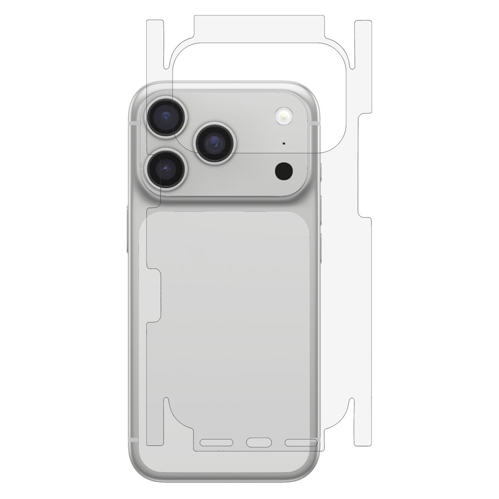 Pellicola protettiva posteriore OEM per Apple iPhone 17 Pro, Plastica