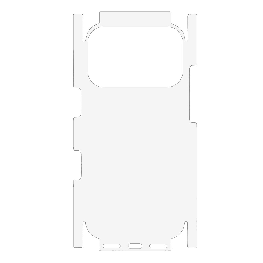 Pellicola protettiva posteriore OEM per Apple iPhone 17 Pro, Plastica