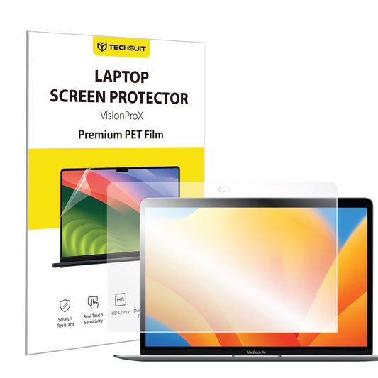 Pellicola Protettiva Schermo Anti Luce Blu Techsuit VisionProX per Apple MacBook Air 13 pollici (2020) / (2018) / (2017), Plastica
