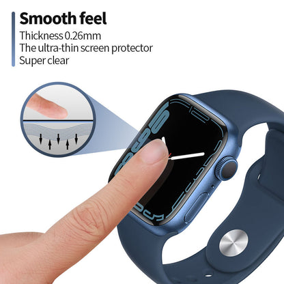 Pellicola Protettiva Blueo High Molecule per Apple Watch 40mm Series, Vetro Temperato, Nero