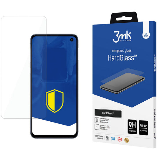 3MK HardGlass Screen Protector per Samsung Galaxy S10e G970, vetro duro, colla completa