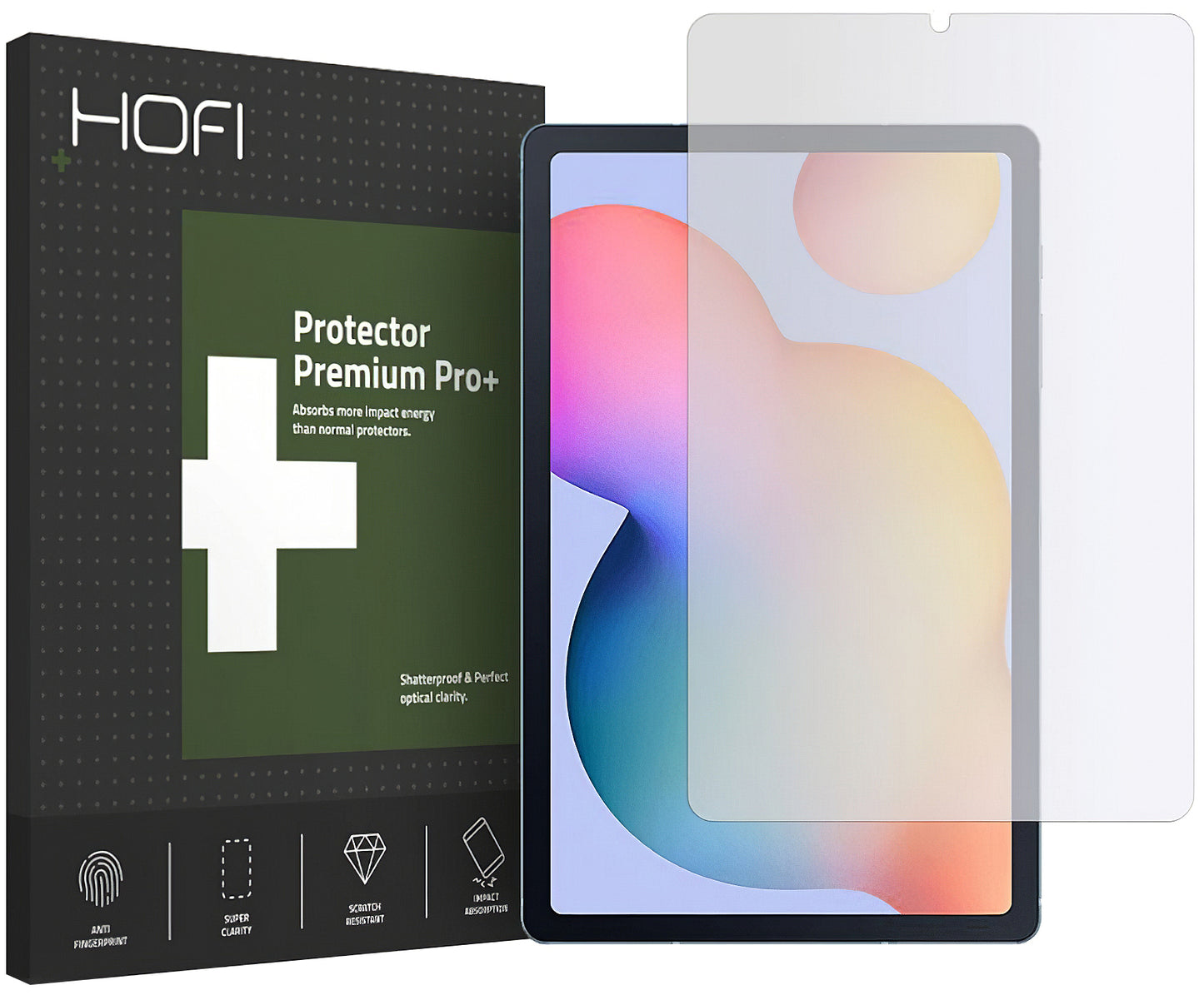 Pellicola protettiva HOFI PRO+ per Samsung Galaxy Tab S6 Lite (2024) / Tab S6 Lite (2022) / Tab S6 Lite (2020), Vetro flessibile, Colla completa