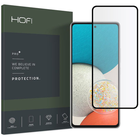 Pellicola protettiva HOFI PRO+ per Samsung Galaxy A53 5G A536, Shield Glass, colla completa, nero